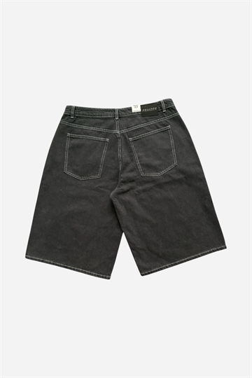 Fraizer - Teens - Baggy Jorts Shorts - Black Denim 